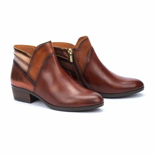 Bottines en cuir daroca cognac Pikolinos La Redoute