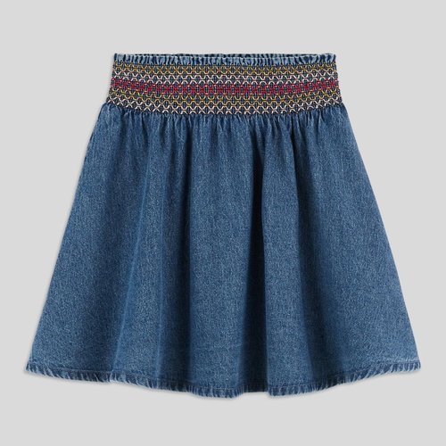 Jupe en coton chambray stone denim Monoprix Kids La Redoute