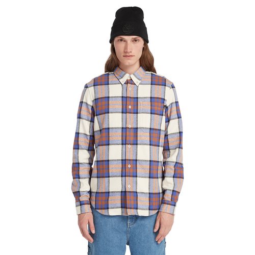 Chemise a carreaux Timberland carreaux bleu La Redoute
