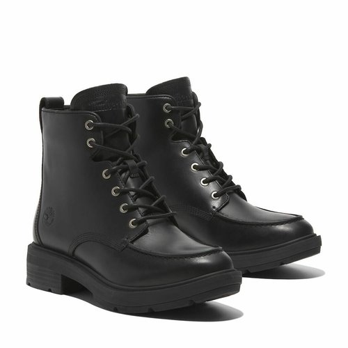 Brimfield mid lace up ankle boots in leather black Timberland La Redoute