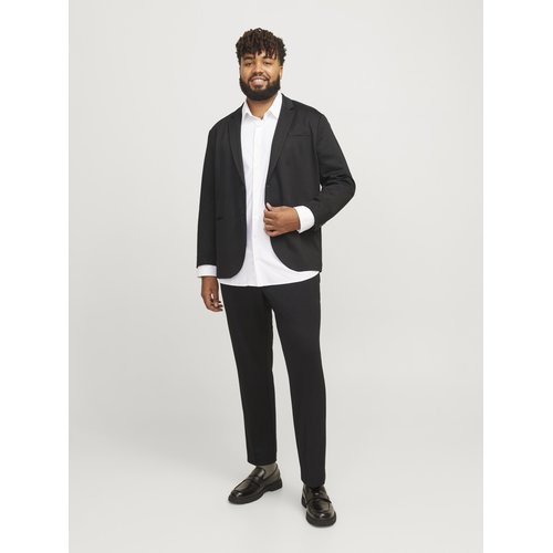 Blazer croise et pantalon de tailleur plus costumes slim fit noire black Jack Jones La Redoute