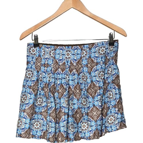 Jupe courte tres bon etat bleu Camaieu La Redoute