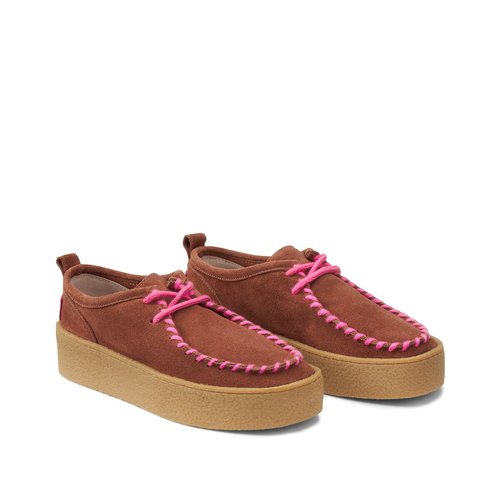 Molly suede brogues tan Colors Of California La Redoute