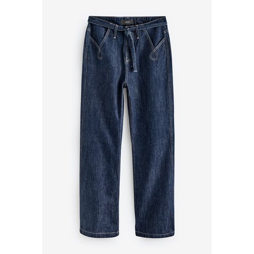 Jeans evases a ceinture et poches bleu moyen Next La Redoute