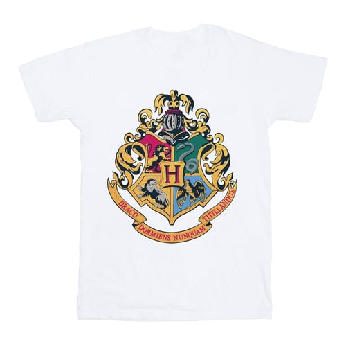 T-shirt Manches Courtes Harry Potter 100% Coton - Débardeur Pour Garçon, Coupe Décontractée