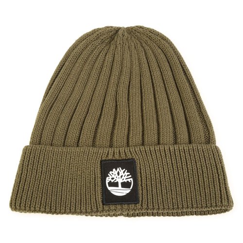 Bonnet en coton avec etiquette kakifonce Timberland La Redoute
