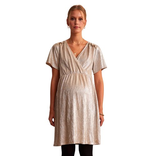 Robe irisee cache coeur grossesse et allaitement