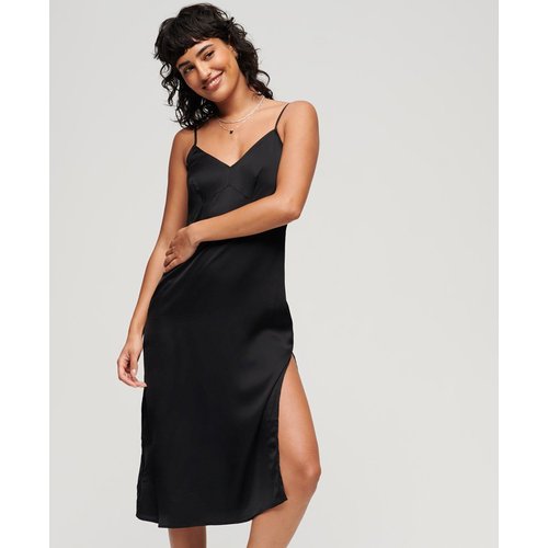 Robe caraco mi longue en satin Superdry La Redoute