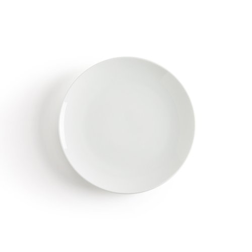 Set of 4 atola porcelain dessert plates white La Redoute Interieurs La Redoute