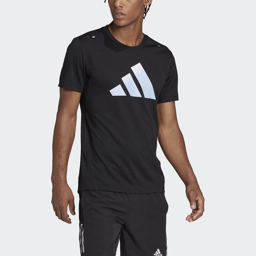 Adidas black round neck t shirt on sale