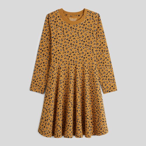 Robe manches longues imprimee