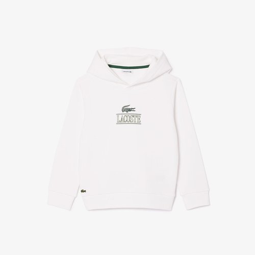 Sweat a capuche lacoste blanc deals