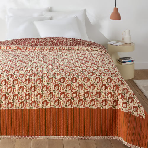 Tagesdecke aldea, kantha-stil, gewaschene baumwolle bunt La Redoute Interieurs