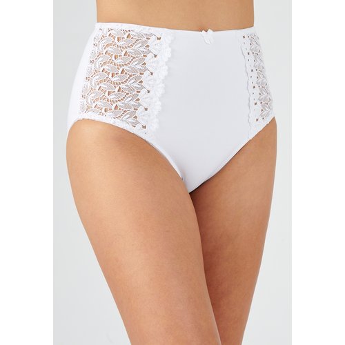 Culotte effet ventre plat calie blanc Damart La Redoute