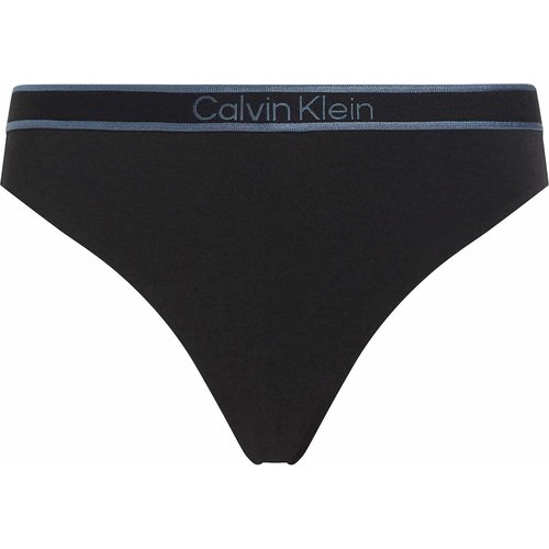Tonal logo knickers in cotton mix black Calvin Klein Underwear La Redoute