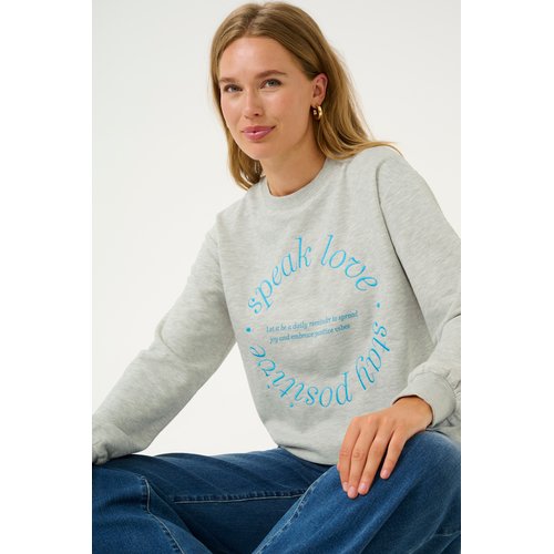 Melange sweatshirt new arrivals