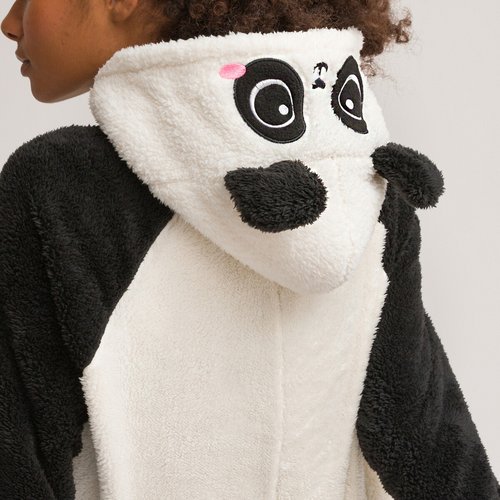 Fluffy panda onesie online