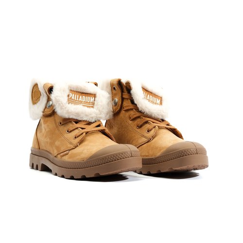 Baggy nbk wl trainers in suede with faux fur lining brown Palladium La Redoute