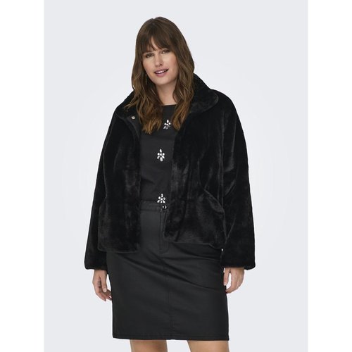 Veste en fausse fourrure vestes col haut curve black Only La Redoute