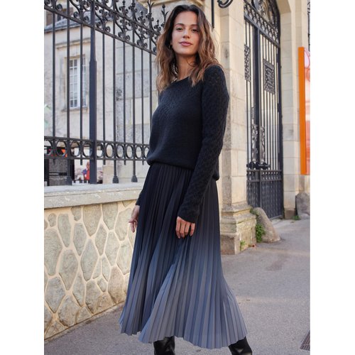 Jupe plissee tie and dye Daxon La Redoute