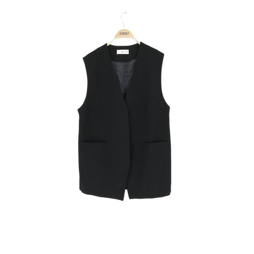 Veste sans manche tres bon etat noir Mango La Redoute