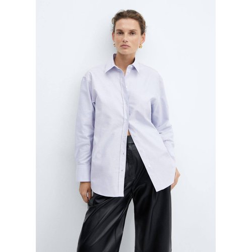 Chemise oxford 100 coton bleu ciel Mango La Redoute