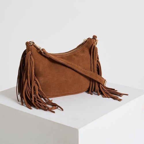 Sac en croute cuir suede