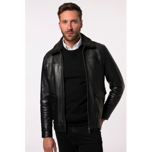 Veste en cuir la redoute deals