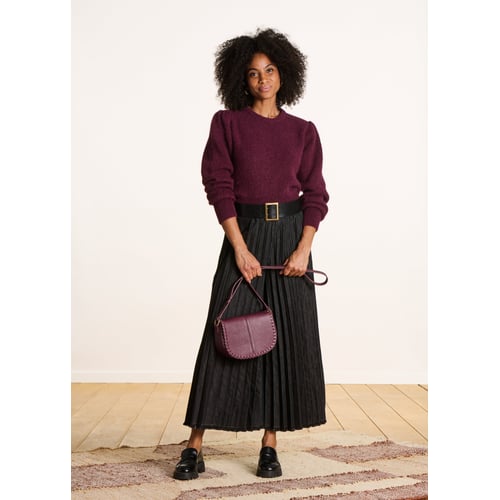 ZAFUL Pull à Col Roulé Pour Femme - Pull Court à Manches Longues - Noir - 38