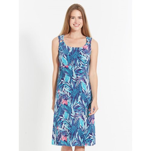 Robe larges bretelles imprime bleu Daxon La Redoute