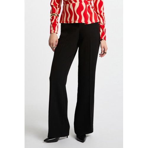 Pantalon large a pinces noir Morgan La Redoute