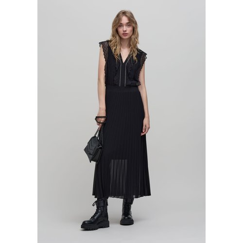 Robe longue noire ikks new arrivals
