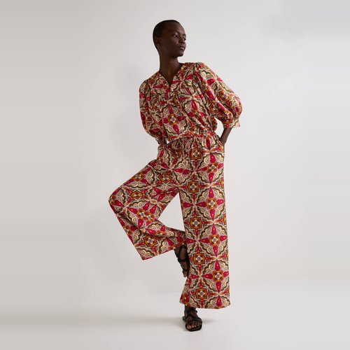 Pantalon fluide monoprix discount