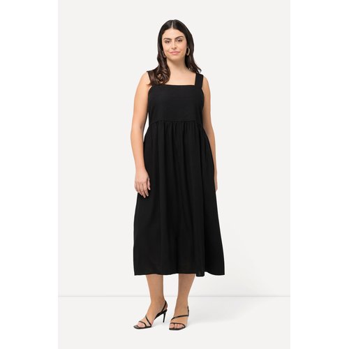 Robe sans manches en lin melange noir Ulla Popken La Redoute