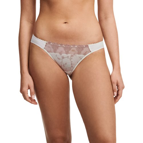 Slip white nights weiss rosa Passionata La Redoute