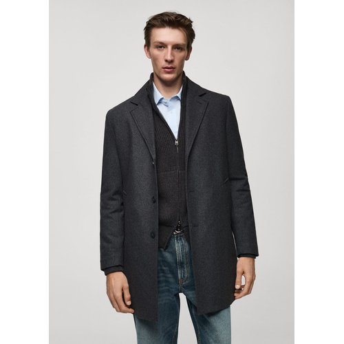 Manteau laine matelasse regular fit Mango Man La Redoute
