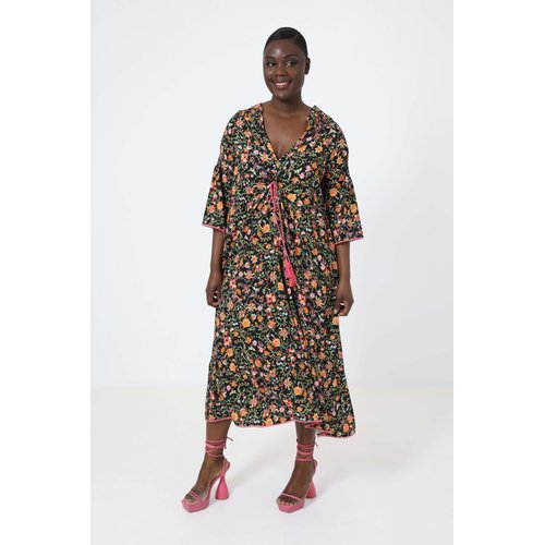 Robe longue boheme en viscose imprimee multicolore Jean Marc Philippe La Redoute