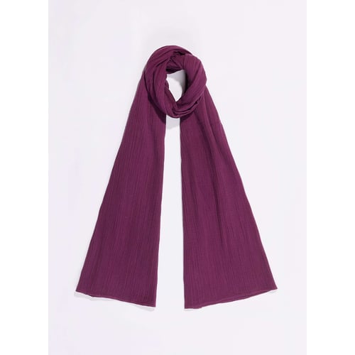 Chèche Foulard En Coton Ethnique Violet Bleu Fuchsia - Neuf Tailles S à XXXL