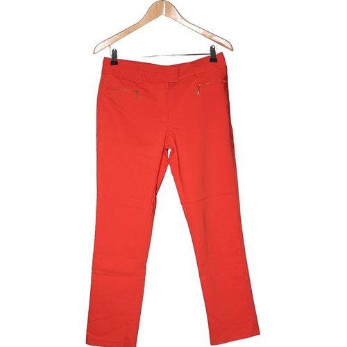 Pantalon slim tres bon etat rouge Jacqueline Riu La Redoute