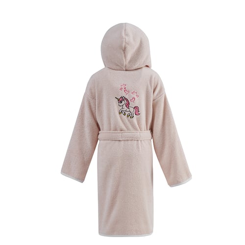 Peignoir Fille Sensei 4 Ans - Rose, Doux Et Chaud, Occasion En Excellent état