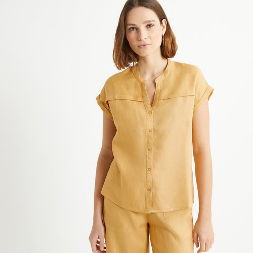 Chemise pull col rond best sale