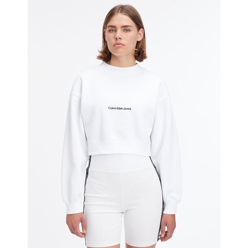Calvin klein sweatshirt cropped new arrivals