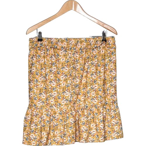 Jupe mi longue tres bon etat jaune Promod La Redoute