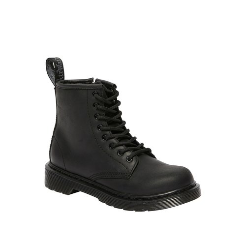 Kids 1460 junior serena mono ankle boots in leather black Dr. Martens La Redoute