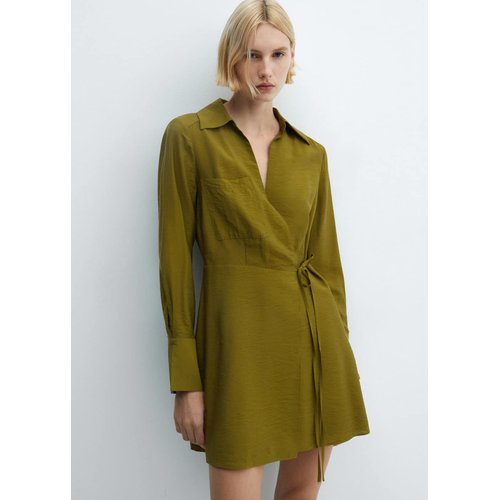 Robe cache c ur n ud kaki Mango La Redoute
