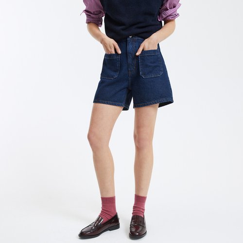 Short en denim La Redoute Collections bleu brut La Redoute