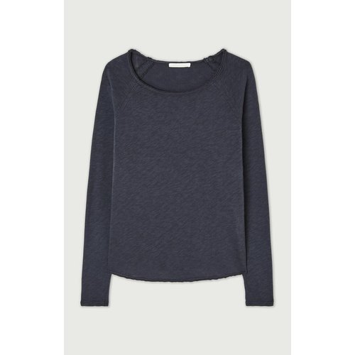 T shirt collo a barchetta on sale