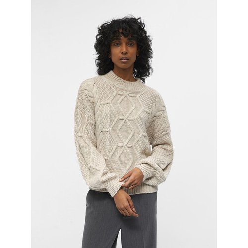 Pull maille torsadee silver gray Object Collectors Item La Redoute
