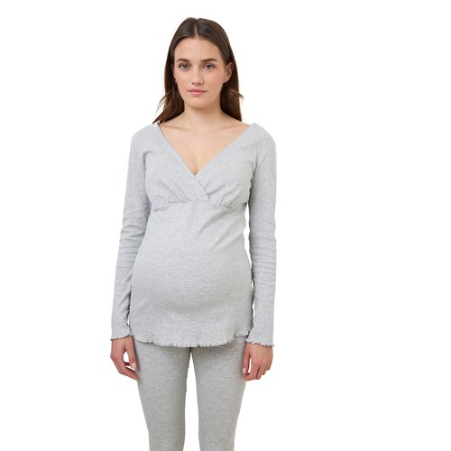 Ensemble 2 pieces pyjama de grossesse et allaitement