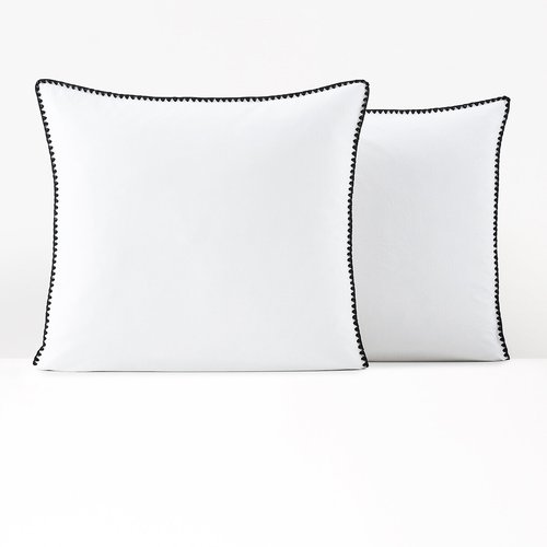 Black white pillow cases best sale